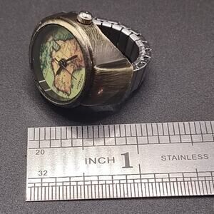 Bronze Australia Ring Watch Silver Vintage Men's Valentines Day Anniversary Gift